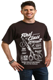 First Class Barber Men's Bamboo Viscose/Organic Cotton Short Sleeve Graphic T-Shirt