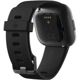 Fitbit - Versa 2 Smartwatch 40mm Aluminum - Black/Carbon with Silicone Band