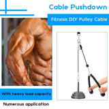 Fitness DIY Pulley Cable Machine Attachment System Training Equipment