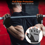 Fitness Workout Gloves with Wrist Wrap Strap
