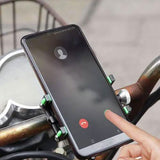 Five-Jaw Mobile Phone Holder Motorcycle Navigation Support Smartphone Bracket