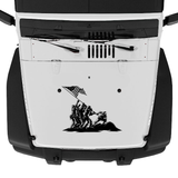 Iwo Jima Flag Raising Hood Graphic
