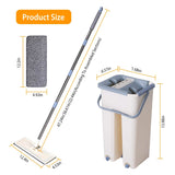 Flat Floor Mop Bucket Set