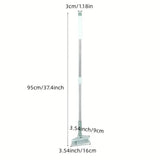 Floor Scrub Brush Long Handle Detachable Stiff Bristles