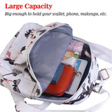 Floral Print Backpack Waterproof Knapsack