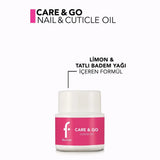 Flormar Care & Go Sponge-Appliator Nail & Cuticle Oil 10ml