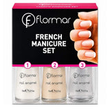 Flormar French Manicure Set 319 Elegant Nail Kit