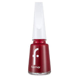 Flormar Nail Enamel 228 Bordeaux Red Glossy Polish