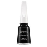Flormar Nail Enamel 313 Black Minimalism Glossy Polish