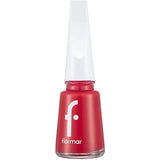Flormar Nail Enamel Glossy Coral Nail Polish 377 Red Coral 8ml