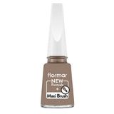 Flormar Nail Enamel 508 Minky Brown Glossy Polish
