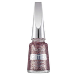Flormar Glitter Nail Enamel GL39 Red In Silver Shimmer Polish