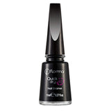Flormar Quick Dry Nail Enamel QD10 Black Minimalism 11ml