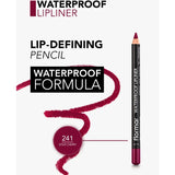 Flormar Waterproof Lipliner No 241 Sour Cherry 1.14g