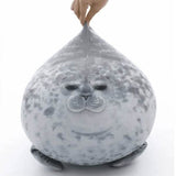 Fluffy Plush Seal Pillow
