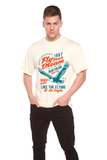 Fly Your Dream Men's Bamboo Viscose/Organic Cotton Short Sleeve Graphic T-Shirt
