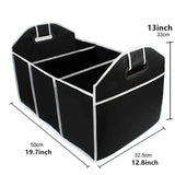 Foldable Black Car Trunk Cargo Storage Bag