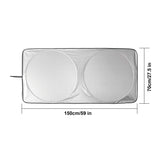 Foldable Car Windshield Visor Sunshade