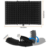 Foldable Microphone Isolation Shield Adjustable Tripod Stand