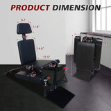 Rovix Foldable Multi-Functional Weight Bench For Full-Body Workouts With Resistance Bands, Footrest, And Leg Extender (SAK73642)