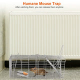 Foldable Rat Trap Cage Humane Live Rodent Trap Cage