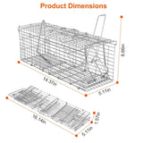 Foldable Rat Trap Cage Humane Live Rodent Trap Cage