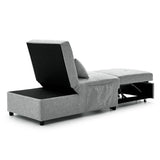 Folding Ottoman Sofa Bed Convertible Upholstered Daybed