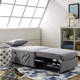 Folding Ottoman Sofa Bed Convertible Upholstered Daybed