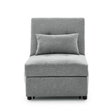 Folding Ottoman Sofa Bed Convertible Upholstered Daybed