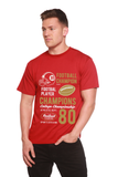 Football Champions Men's Bamboo Viscose/Organic Cotton Short Sleeve Graphic T-Shirt