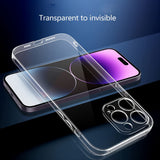 For IPhone14 Pro Max Case; Full Lens Protector [Non-Yellowing] [Military Grade Shockproof] Protective Phone Cases Slim Thin Anti-Fingerprint Cover 6.7 Inch; IPhone 14 Pro Case