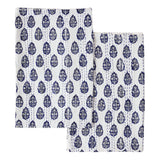 Hand Stitched Block Print Kantha Pillow Sham Pairs