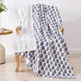 Hand Stitched Block Print Kantha Throws