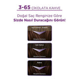 Palette Hair Dye - Intense Chocolate Brown Color with Keratin Care