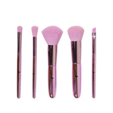 Nascita 5-Piece Makeup Brush Set - Portable, Compact, and Versatile Makeup Tools for Travel and Daily Use