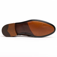 13-581-BRN FRANCO Ostrich Tassel Loafer, Brown