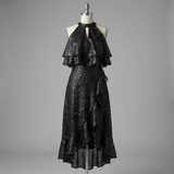 kensie Womens Sequin Sleeveless Ruffle Dress Off Kensie Ruffled Popover,Size 10