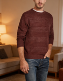 Weatherproof Vintage Mens Sweater Crewneck Striped, Size Large