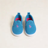 Polo Ralph Lauren Kids Kids' Kenton Slip-On, Caribbean Blue, 5 M US Toddler