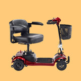 Freerider USA Ascot 4 Advanced Electric Lightweight 4-Wheel Mobility Scooter, 325LBS (SAK96832)