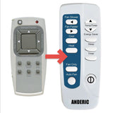Anderic Substitute for Frigidaire 40537378 Air Conditioner Remote Control [RRFRIG01]