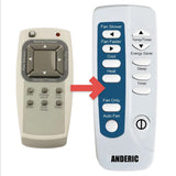 Anderic Substitute for Frigidaire 5304459374 Air Conditioner Remote Control [RRFRIG01]
