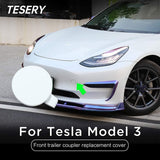 Front Bumper Tow Hole Tow Hitch Cover OEM for Tesla Model 3