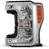 2017-2019 Ford F-250/ F-350/ F-450/ F-550 Super Duty Halogen Headlight 1 Right Side Only - Chrome/Clear Lens