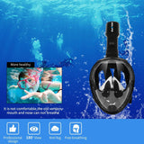 Full Face Mask Swimming Underwater Diving Snorkel Scuba