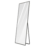Full Length Mirror Aluminum Alloy Wall Mirror Free Standing Floor