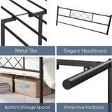 Full Size Bed Frame with Headboard