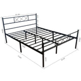 Full Size Bed Frame with Headboard
