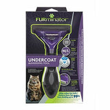 Furminator Long Hair Cat Deshedding Tool for M-L Cats