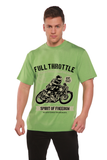 Fuul Throttle Men's Bamboo Viscose/Organic Cotton Short Sleeve Graphic T-Shirt